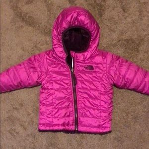 Reversible infant North Face Jacket